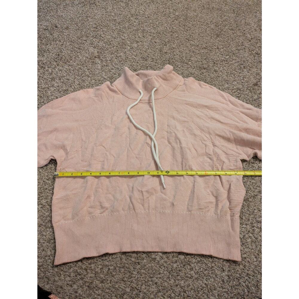 Varley Women's Sweatshirt Funnel Neck Size XS Pink Pullover - Picture 6 of 7